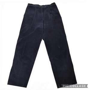 Liz Claiborne Lizsport Corduroy Pants Women's 8 Pleated Preppy Capsule 90s Style